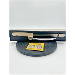 Vintage Deluxe Magna Wonder Knife Adjustable Food Slicer w/ Box & Manual